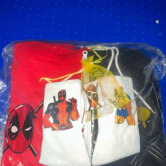 Deadpool and Wolverine sweater set